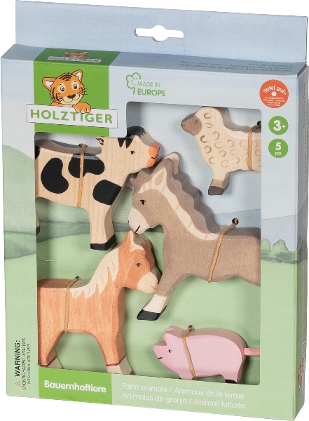 Bauernhoftierkinder, 5 Stück im Set