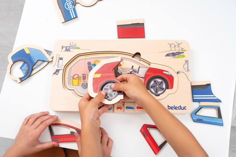 Lagen-Puzzle Auto