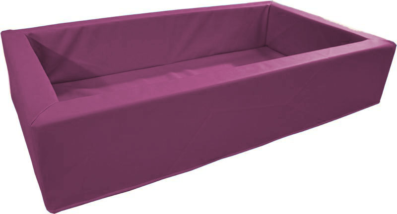 Weichschaumbett - Schaumstoffbett pink-himbeere. KiTa-Spielewelt