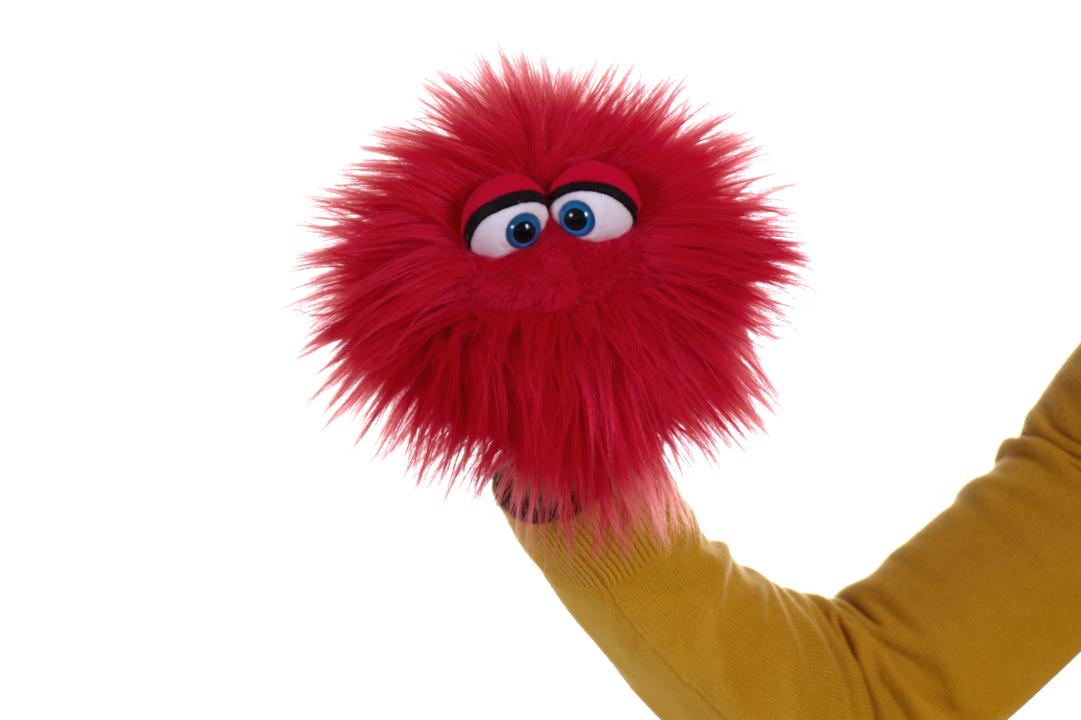 Living Puppets Handpuppe "Klatschtriene" rot