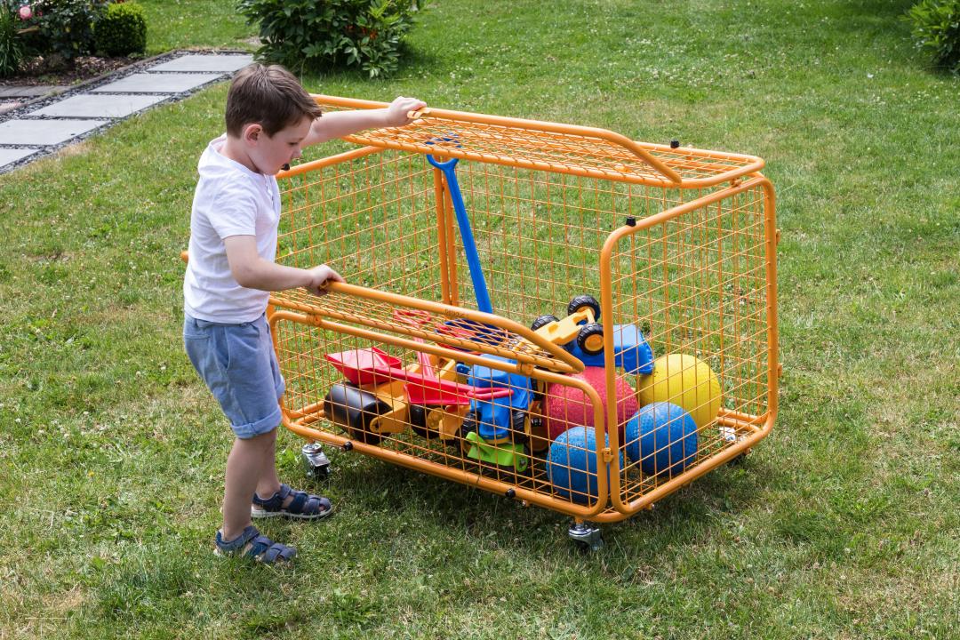 Transportwagen - Ballwagen orange