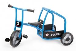 Winther Dreirad Polizei aktiv, blau