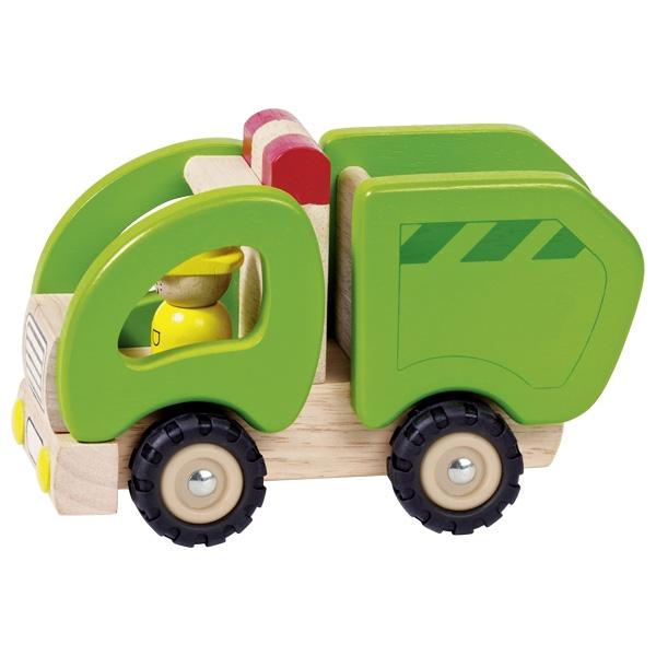 Großes Müllauto für Kinder aus Holz