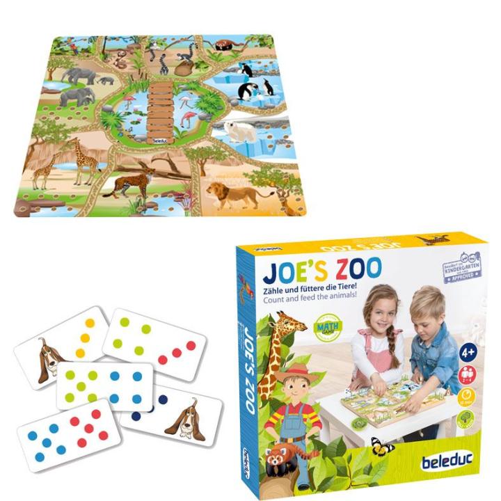 Joe's Zoo - Gesellschaftsspiel mit Spielbrett, Spielkarten und mehr. KiTa-Spielewelt