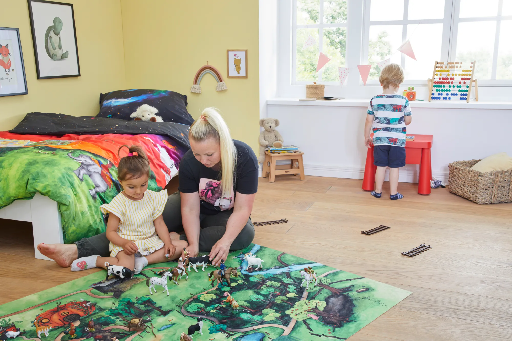 Spielteppich Bauernhof - ein Schmuck in jedem Kinderzimmer. KiTa-Spielewelt