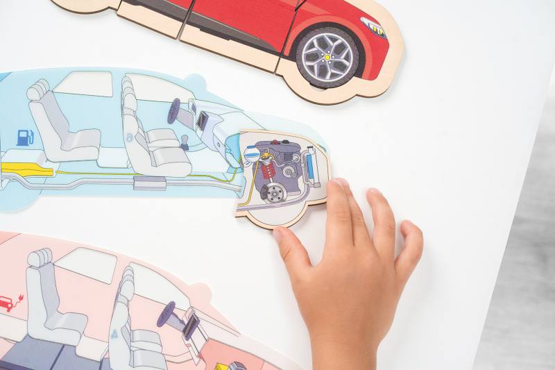 Lagen-Puzzle Auto