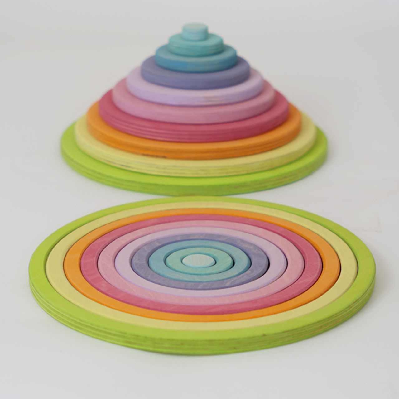 Grimms Konzentrische Kreise und Ringe pastell