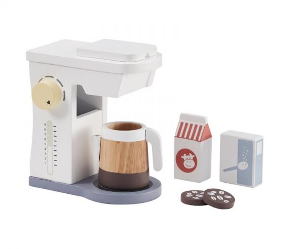 Kaffeemaschine mit  Kapseln und Zubehör, Holzspielzeug. KiTa-Spielewelt