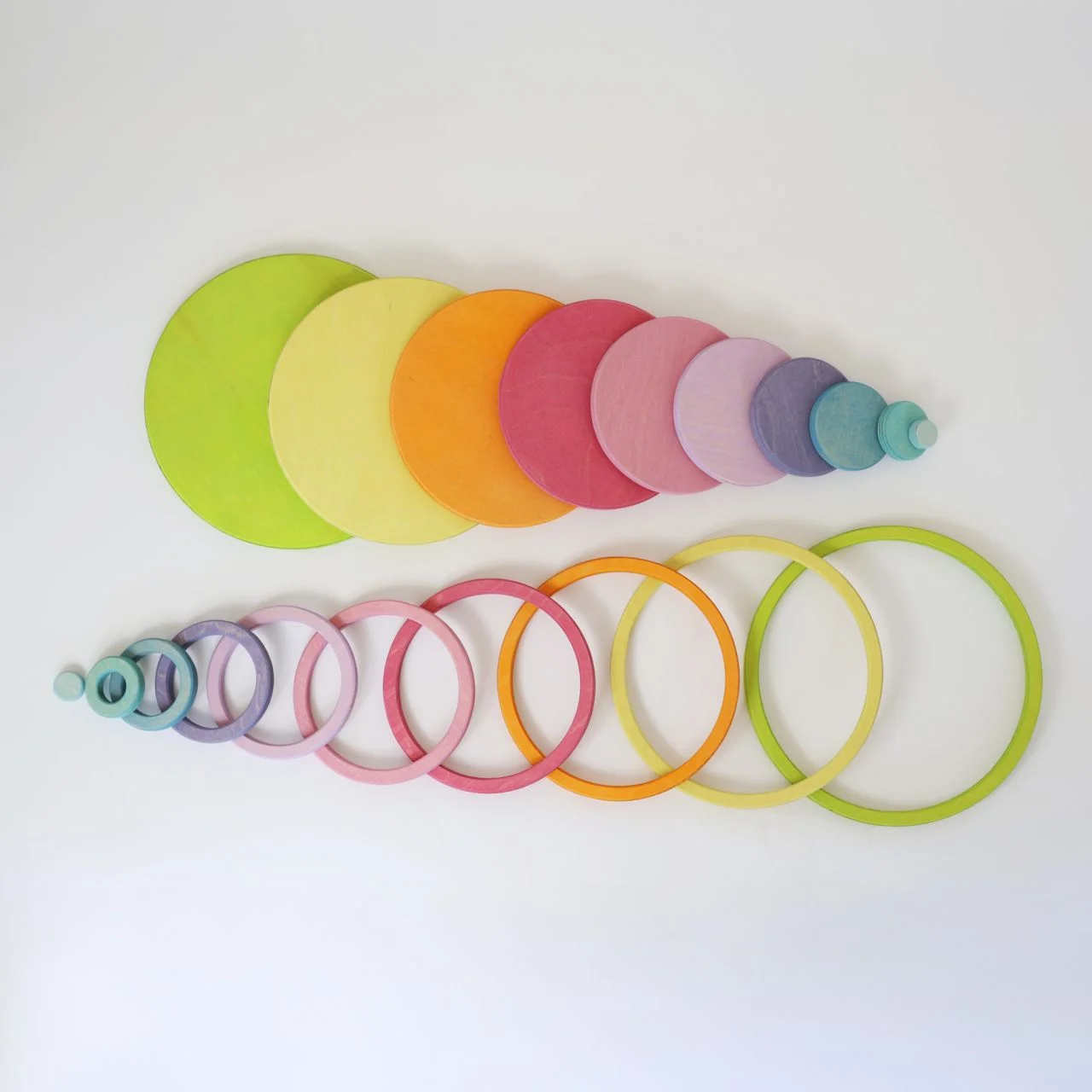 Grimms Konzentrische Kreise und Ringe pastell