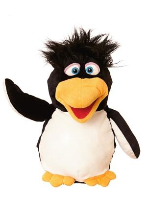 Pinguin Erwin - Handpuppe von Living Puppets