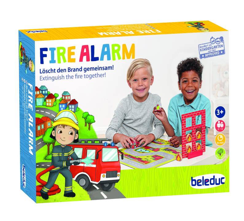 Lernspiel Feueralarm - Kooperationsspiel für Kinder ab 3 Jahren. KiTa-Spielewelt