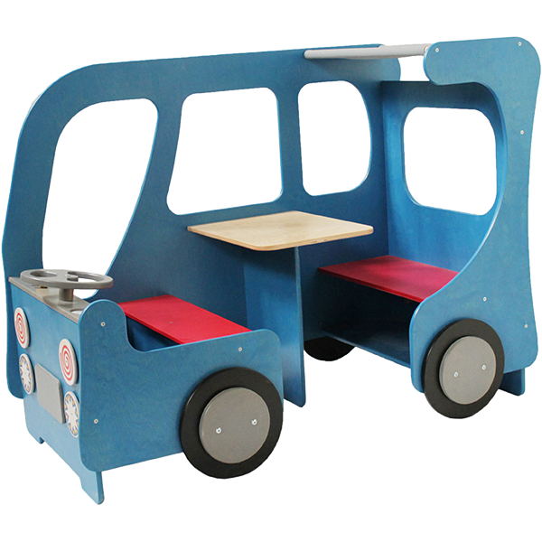 Der blaue Bus - Holzauto