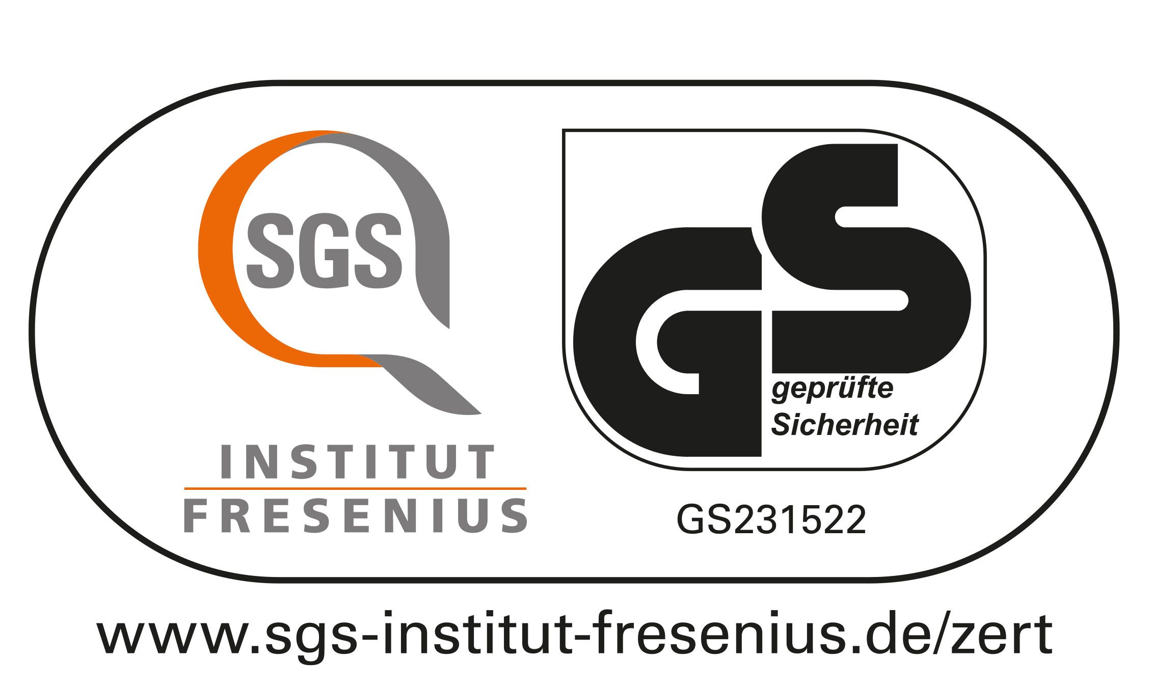 GS-Zeichen - geprüfte Sicherheit