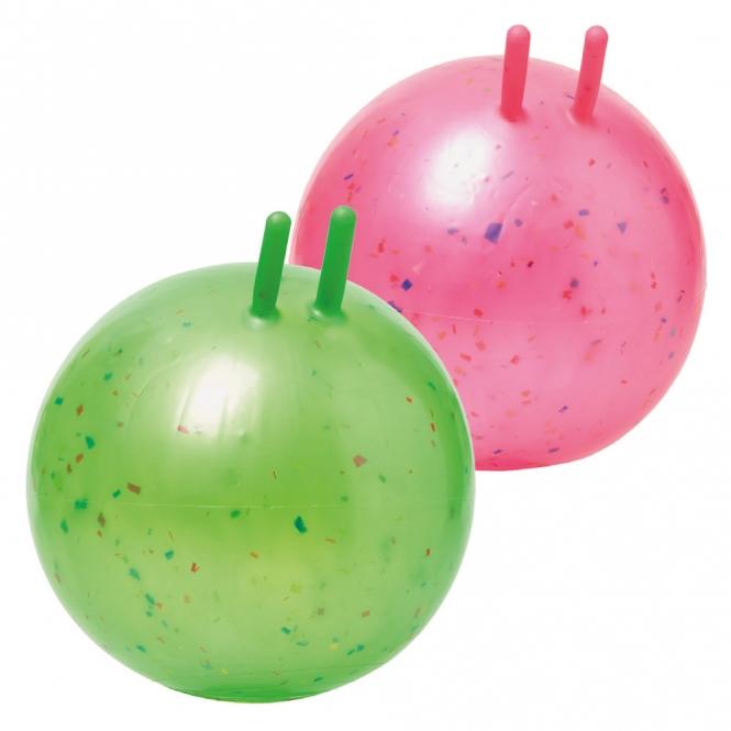 TOGU Hüpfball Sprungball Junior Konfeffi  pink und grün Ø 45 cm 
