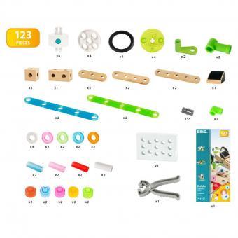 Brio Builder Light Set, 120 Teile zum Stecken und Schrauben, verschiedene Farben. Versandkostenfreie Lieferung bei KiTa-Spielewelt