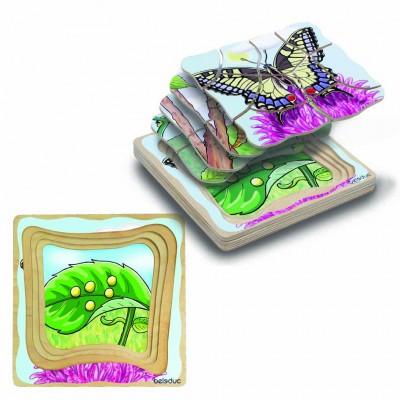 Lagen-Puzzle - Schmetterling