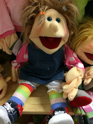 Handpuppe "Ilselotte Keksberg" 65 cm