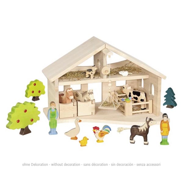 Bauernhof - Stall mit Seilwinde