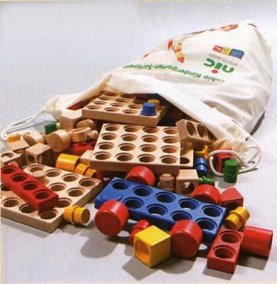 Cubio Steckbausteine im Kindergartensortiment