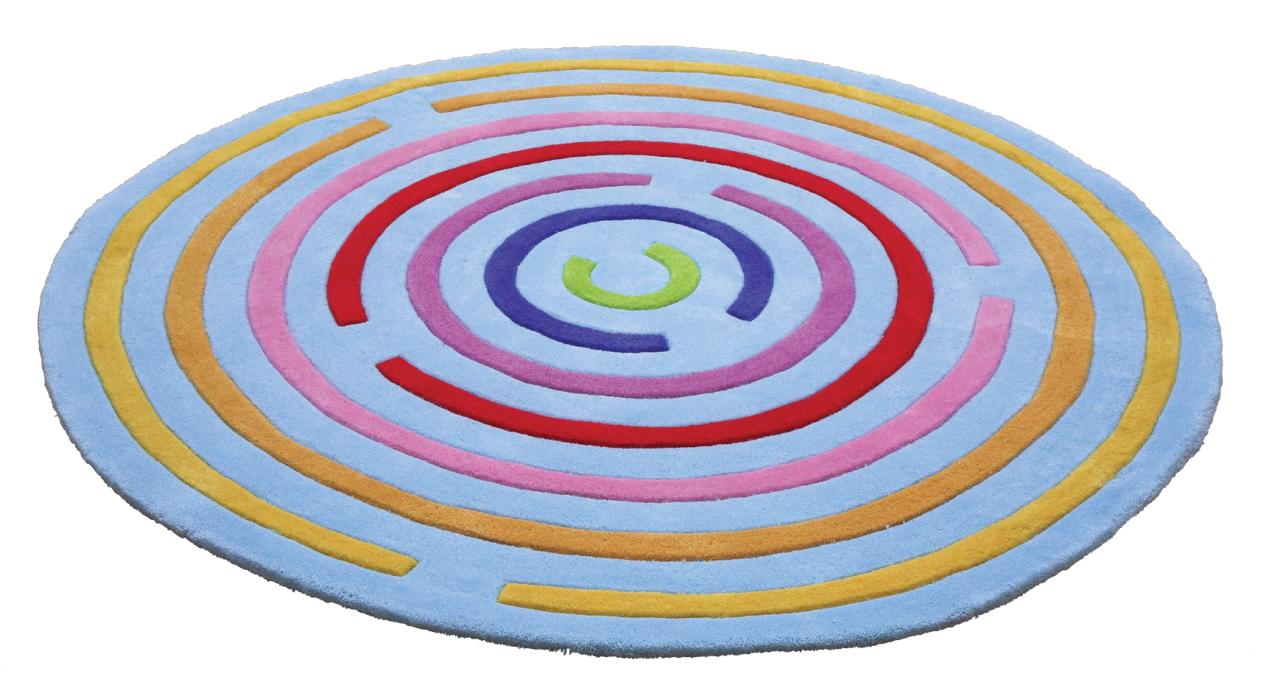 Spielteppich "Labyrintho", rund, Ø 150 cm