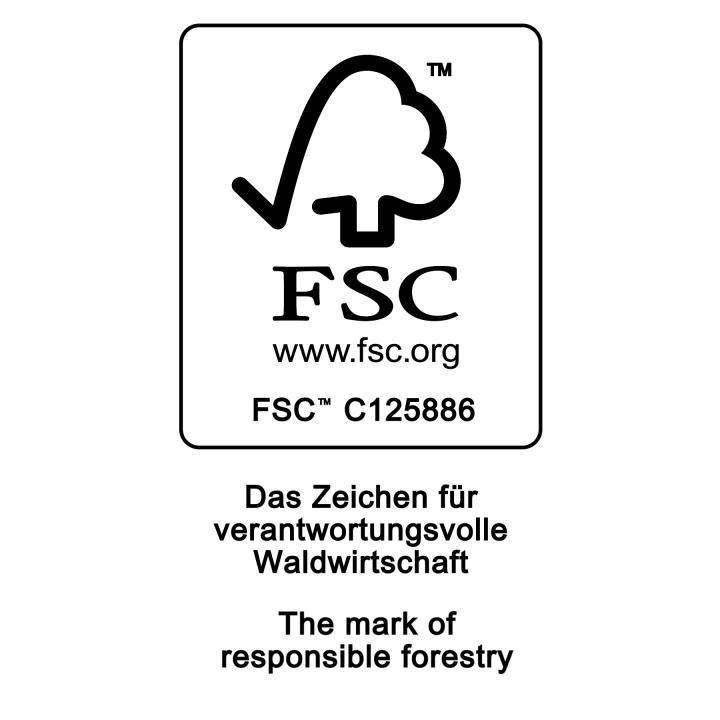 FSC-Zertifikat für Grimms Halbkreis natur, KiTa-Spielewelt