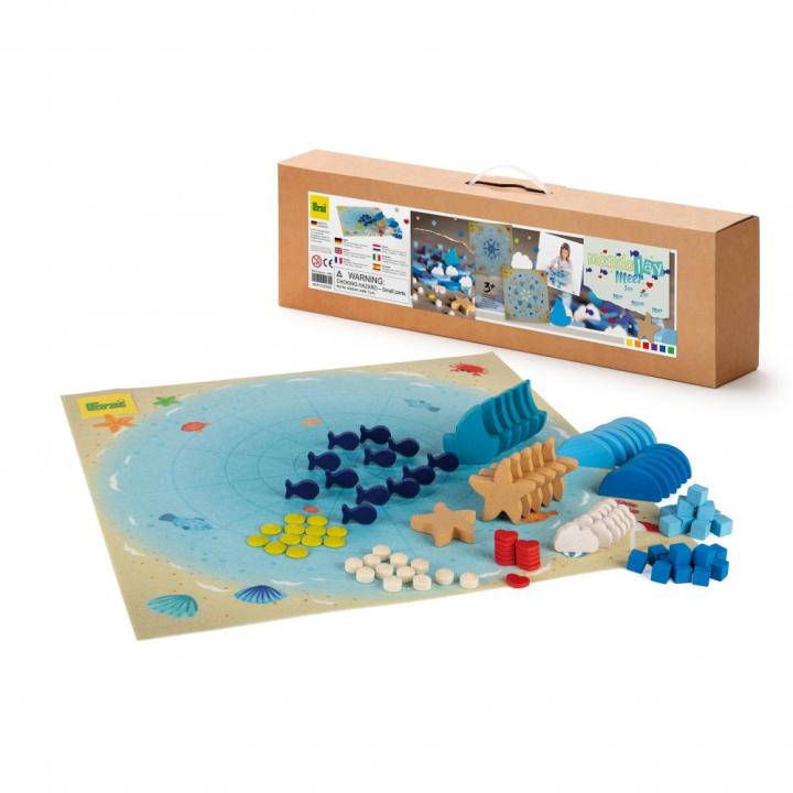 MandaLay Meer mit Meerestieren und Spielmatte 102 Teile, KiTa-Spielewelt