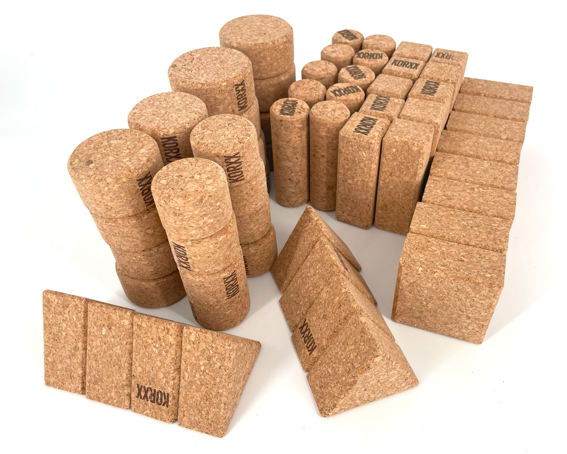 Korkbausteine Form M Box natur