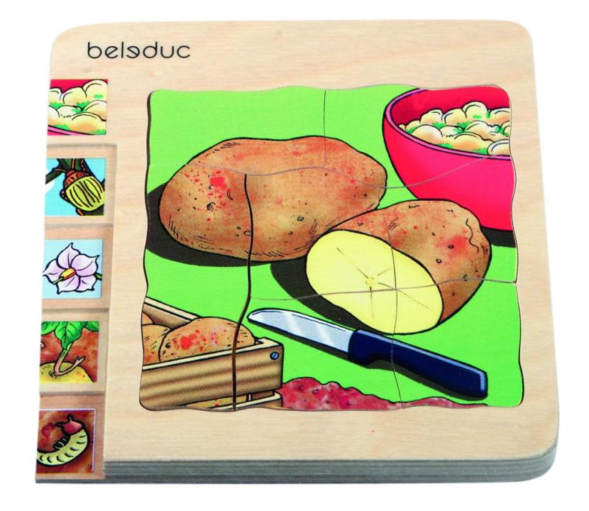 Lagen-Puzzle Kartoffel